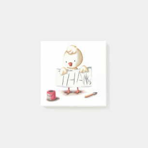 Hühnchen Danke Post-it Klebezettel