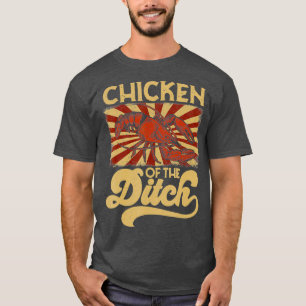 Hühnchen des Party Retro 70er T-Shirt
