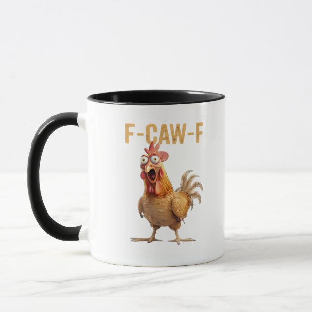 Hühnchen F-Caw-F Klassiker Tasse (Links)