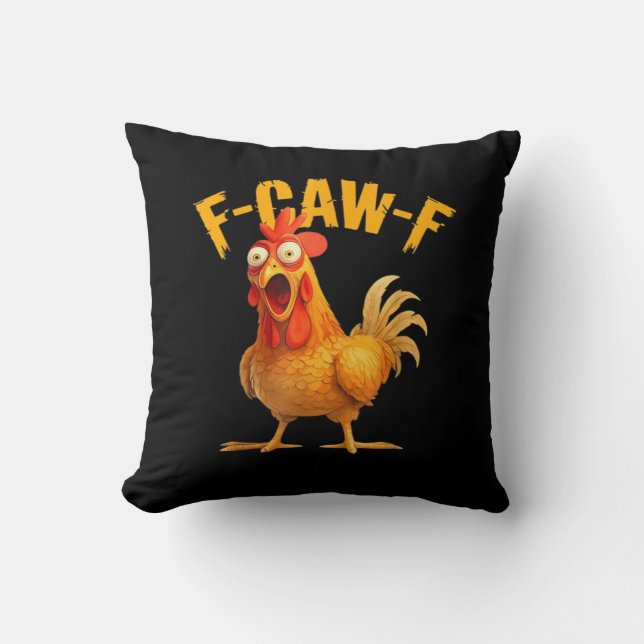 Hühnchen F-Caw-F Klassisch Cool Einzigartig Kissen (Vorderseite)