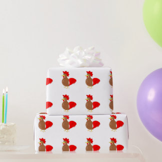Hühnchen Geschenkpapier
