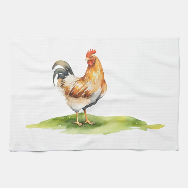 Hühnchen Geschirrtuch (Horizontal)