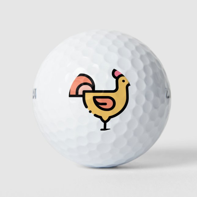 Hühnchen Golfball (Vorderseite)