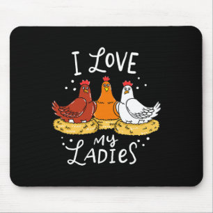 Hühnchen Hühnereier Bauer Funny Gift Mousepad
