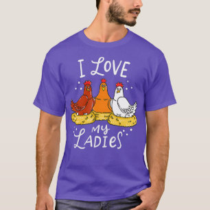 Hühnchen Hühnereier Bauer Funny Gift T-Shirt