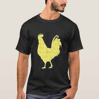 Hühnchen inspirierte Waffel Hühnchen Waffel Lecker T-Shirt