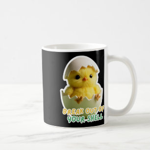 Hühnchen@Komm Aus Deiner Schale Sticker Kaffeetasse