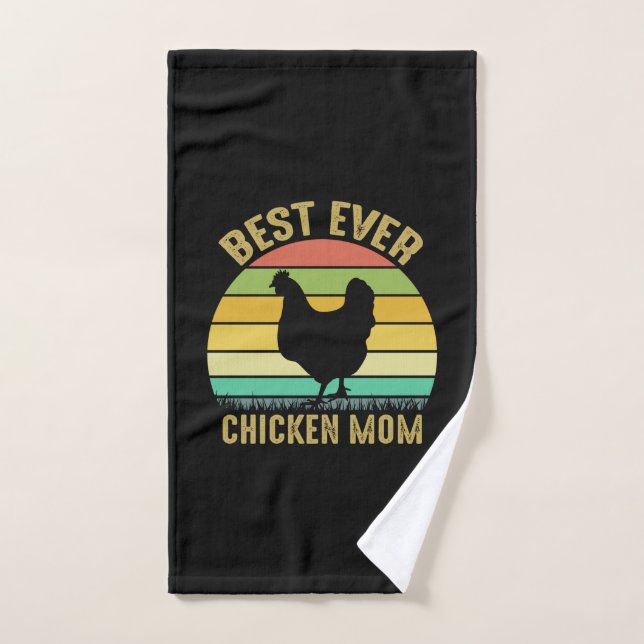 Hühnchen Lover | Beste Mama je Hühner Handtuch (Handtuch)