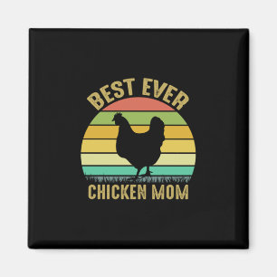 Hühnchen Lover   Beste Mama je Hühner Magnet