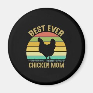 Hühnchen Lover Beste Mama je Hühner Magnet