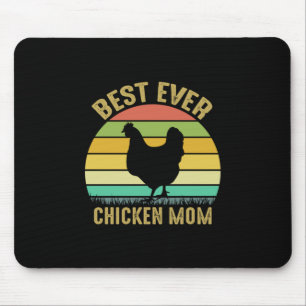 Hühnchen Lover Beste Mama je Hühner Mousepad