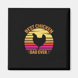 Hühnchen Lover Bester Vater für Hühner je Magnet