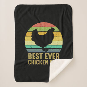 Hühnchen Lover Bester Vater je Hühner Sherpadecke