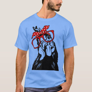Hühnchen mit Bandana-Brille Hühnerfarm Anim Mama T-Shirt