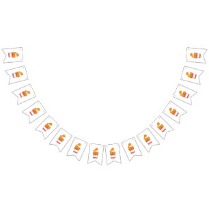 Hühnchen mit Eimer Wimpelkette
