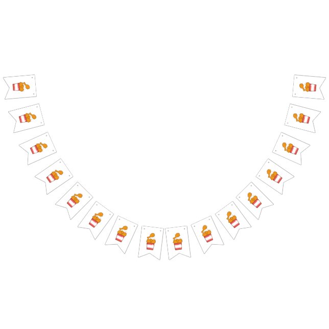 Hühnchen mit Eimer Wimpelkette (Alle)