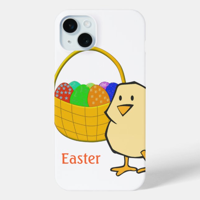 Hühnchen mit Osterkorb Case-Mate iPhone Hülle (Rückseite)