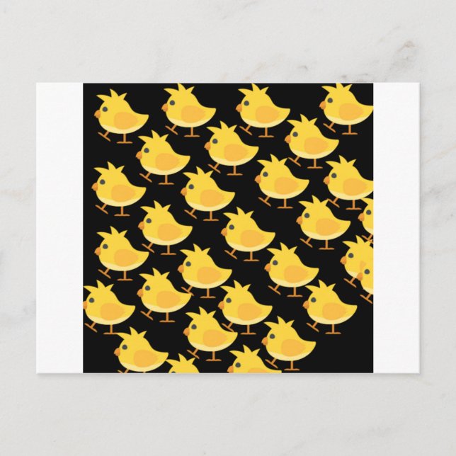 Hühnchen Postkarte (Vorderseite)