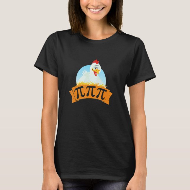 Hühnchen Pot Pi Day Pie Math   3.14 T-Shirt (Vorderseite)
