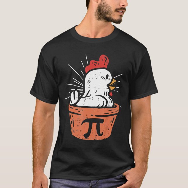 Hühnchen Pot Pi Day Pie Math Geek 3new14 T-Shirt (Vorderseite)