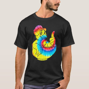 Hühnchen Pot Pie Huhn Tie Dye Mathe Geek Nerd T-Sh T-Shirt