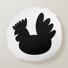 Hühnchen Rundes Kissen