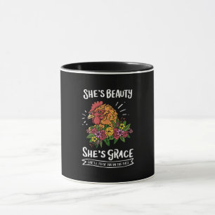 Hühnchen - Sie ist schön. Sie ist Gnade Tasse