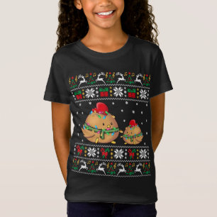 Hühnchen Ugge Weihnachts Sweater Xmas Lights Match T-Shirt