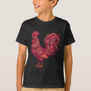 Hühnchen Valentinstag Herz Für Landwirte Niedlich T-Shirt