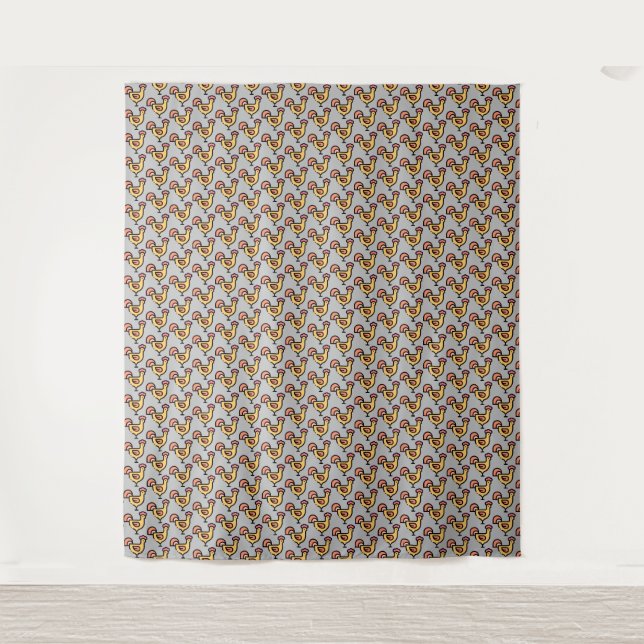 Hühnchen Wandteppich (Vorderseite)