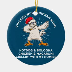 Hühnchen Wing Chicken Wing Shirt Song Lyric Hot Do Keramik Ornament
