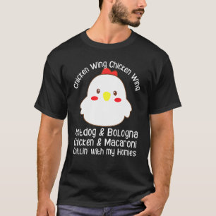 Hühnchenflügel Hühnchenflügel Hotdog Bologna T-Shirt