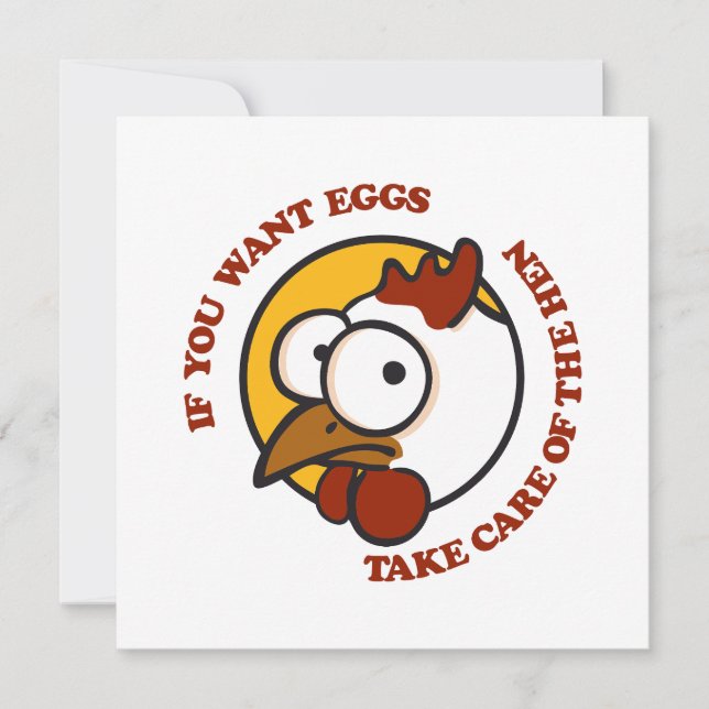 Hühner 1 feiertagskarte (Vorderseite)