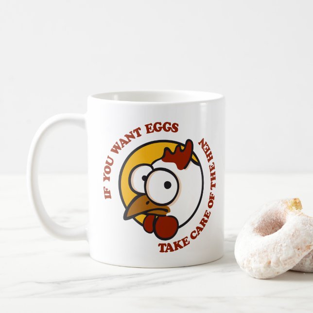 Hühner 1 kaffeetasse (Mit Donut)