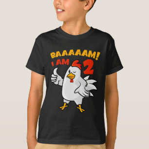 Hühner 2. Geburtstagsfeier Bauernhof Küken Hühnerh T-Shirt