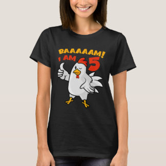 Hühner 5. Geburtstagsfeier Bauernhof Huhn Hühnerho T-Shirt