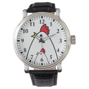 Hühner Armbanduhr