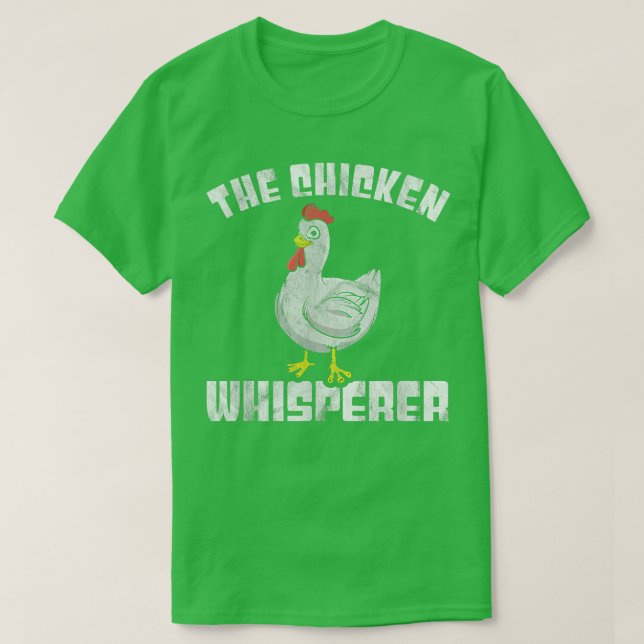 Hühner-Bauer-Hühnerbauer T-Shirt (Design vorne)
