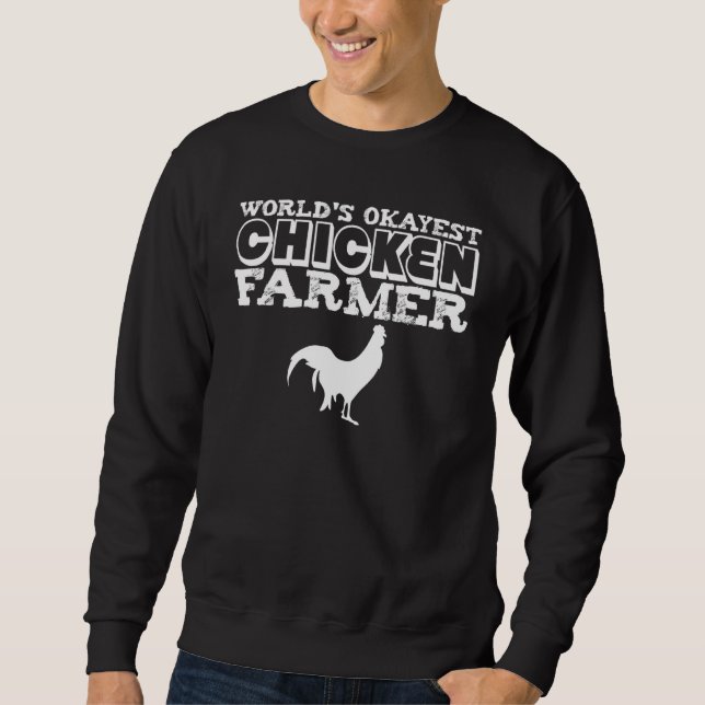 Hühner Bauer Jooster Hen Hens Hühnchen Huhn Sweatshirt (Vorderseite)