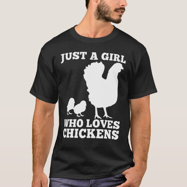 Hühner Chick Farmer T-Shirt (Vorderseite)