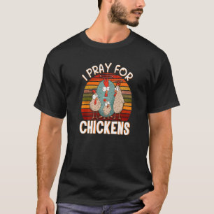 Hühner-Christen-Religion-Bauernhof-Landwirt-Jesus T-Shirt