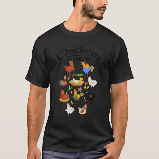Hühner der Dixon-Straße T-Shirt (Vorderseite)