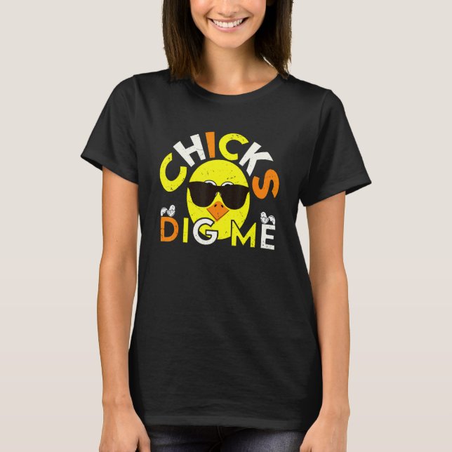 Hühner, die mich kichern T-Shirt (Vorderseite)