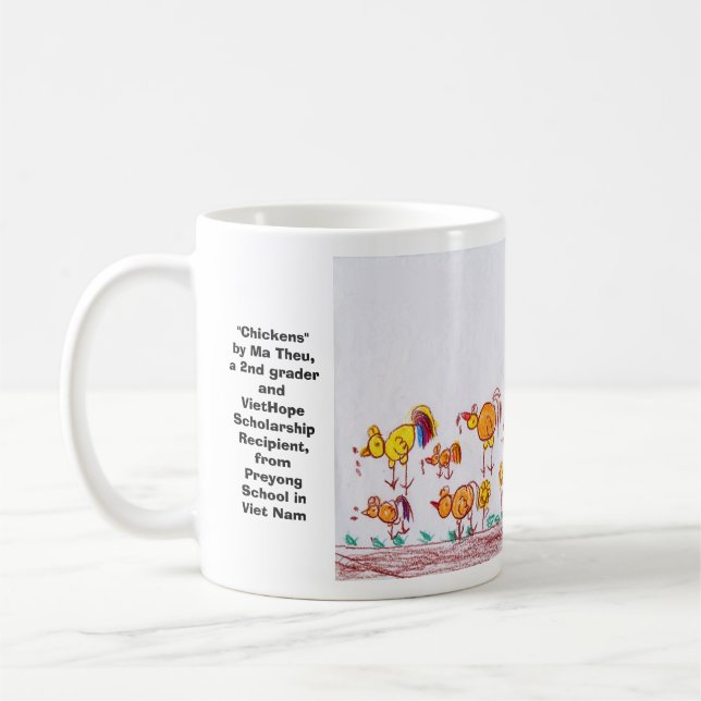 "Hühner" durch MA Theu, 2. Sortierer Tasse (Links)