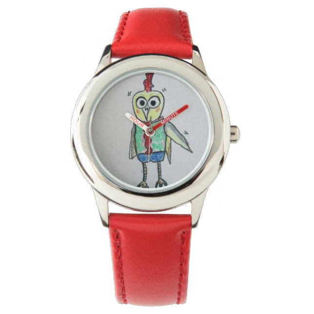 Hühner eWatch Uhr (Vorderseite)