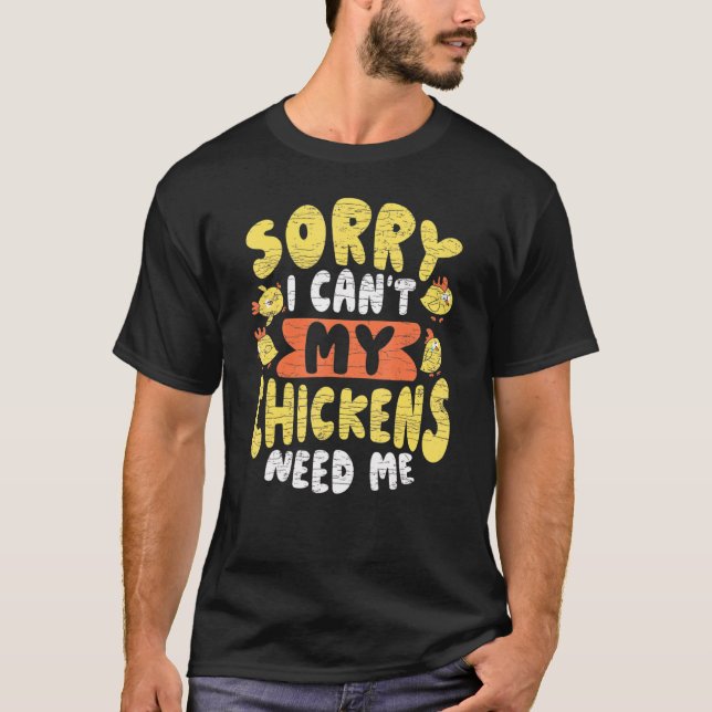 Hühner Farmtier T-Shirt (Vorderseite)
