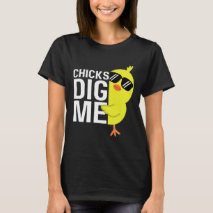 Hühner finden mich Jungs Männer Frohe Ostern Lusti T-Shirt