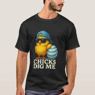 Hühner finden mich lustig Coole Hühner Humor T-Shirt