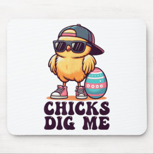 Hühner finden mich lustig Ostern Kleinkind Jungen  Mousepad