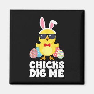 Hühner finden mich Ostern Kleinkind Jungen Männer Magnet